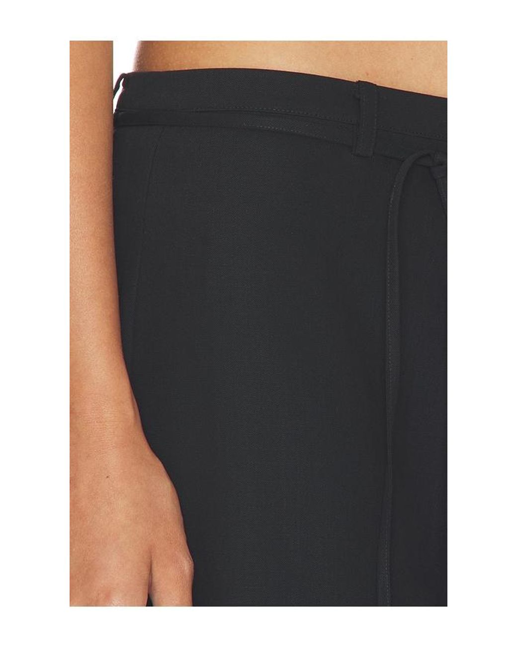 St. Agni Black 90's Rouleau Minimal Pant