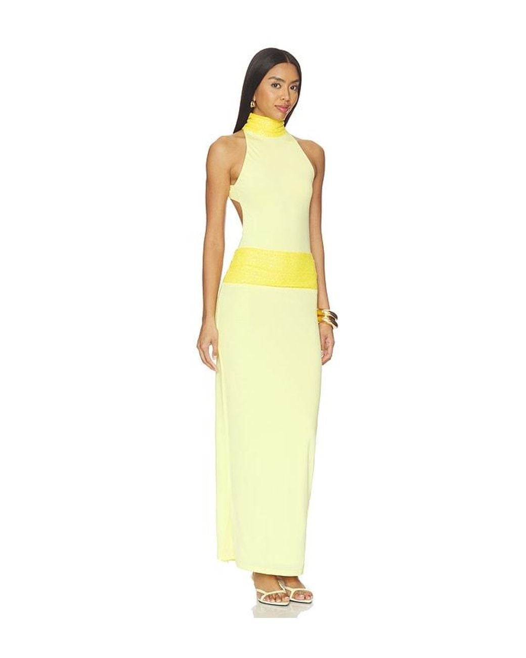 superdown Yellow Sabriana Gown