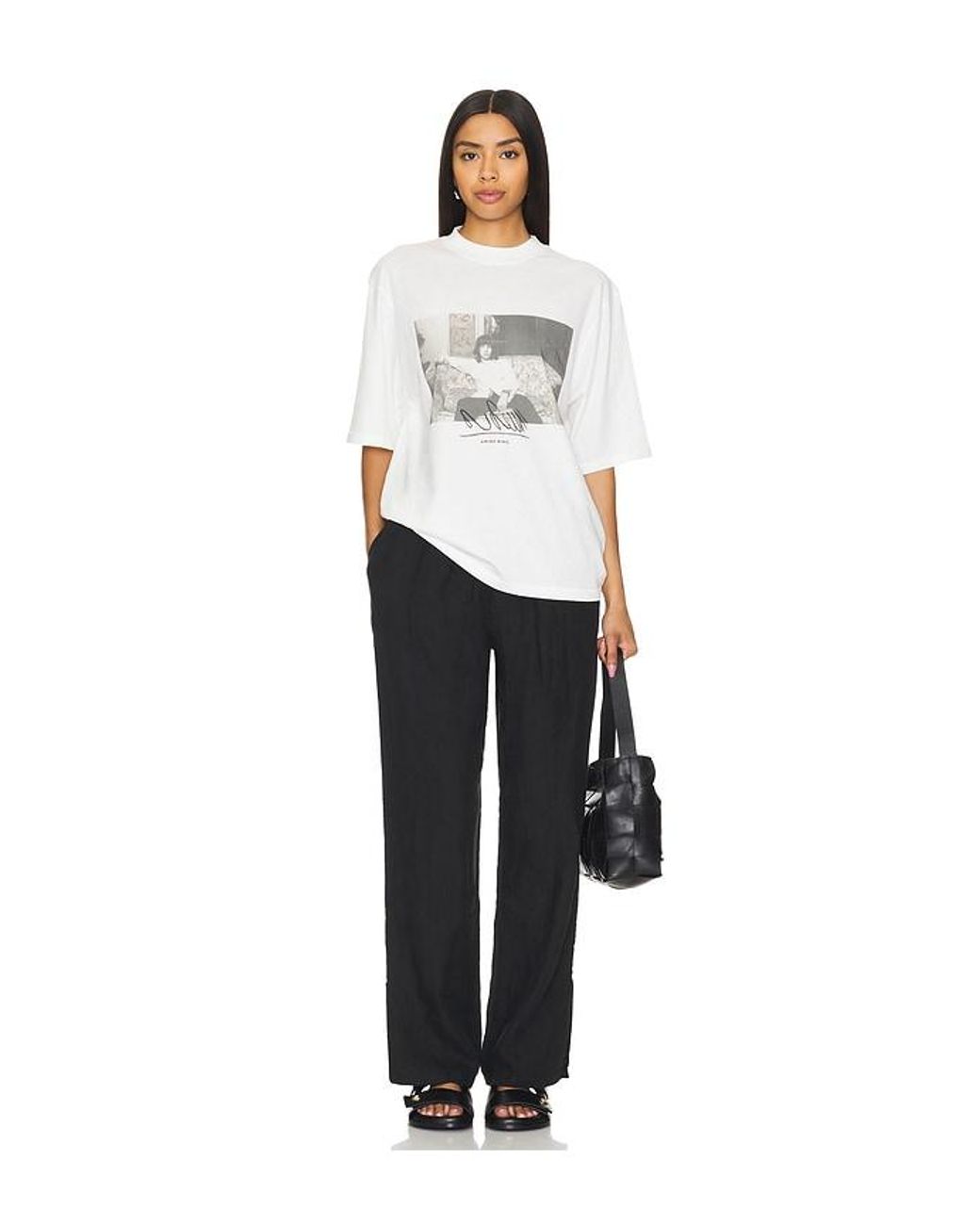 Anine Bing Black Torres Pant