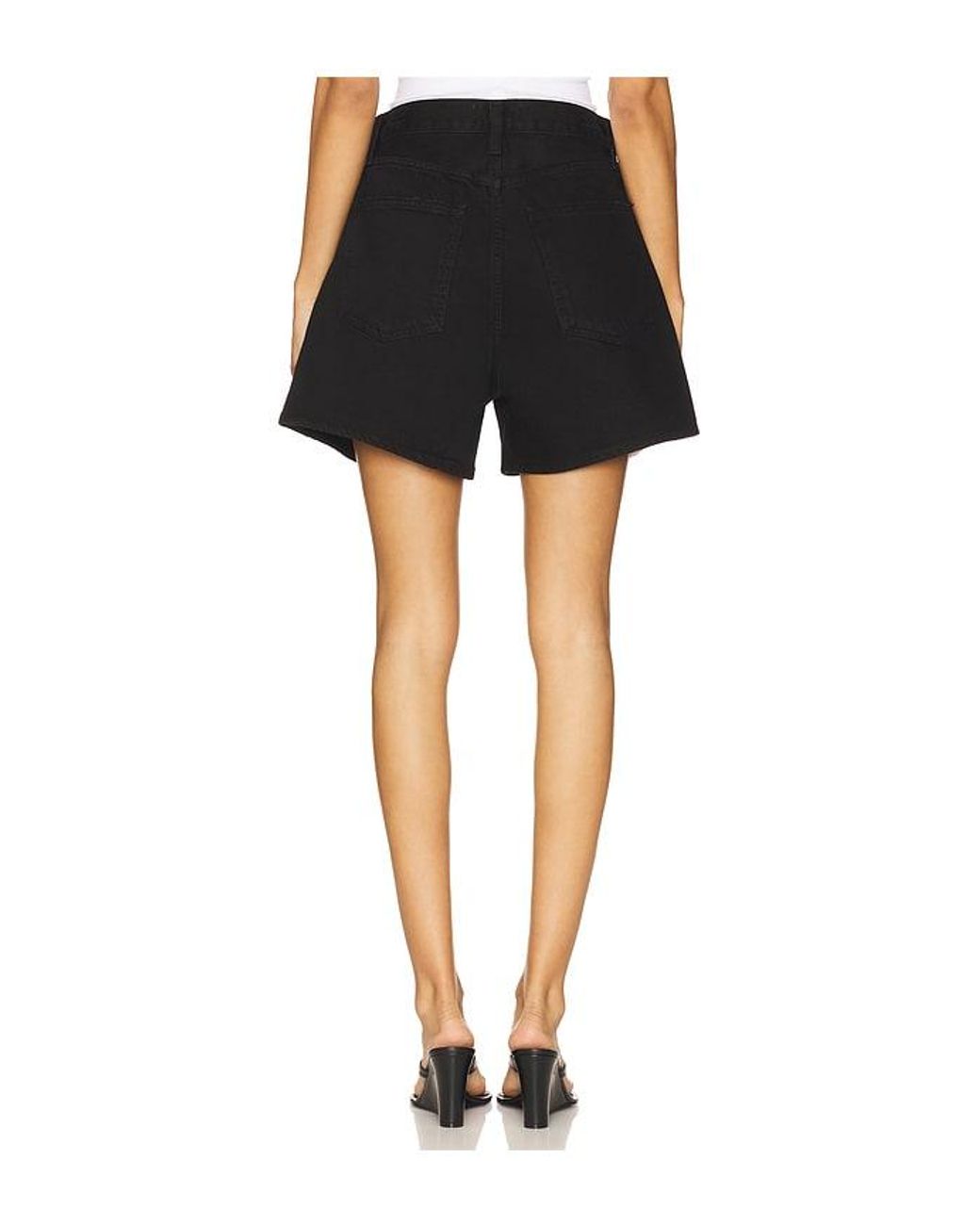 Agolde Black Rhoda Short