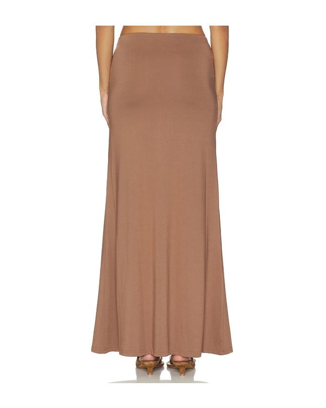 MORE TO COME Natural Brixton Maxi Skirt