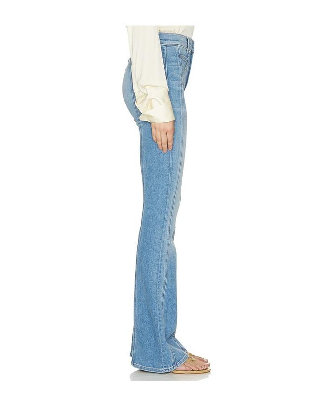Veronica Beard Blue Beverly High Rise Skinny Flare Jean