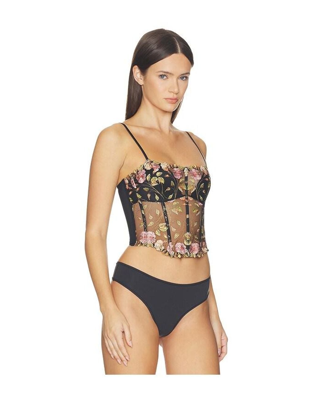 Fleur du Mal Black Delilah Top
