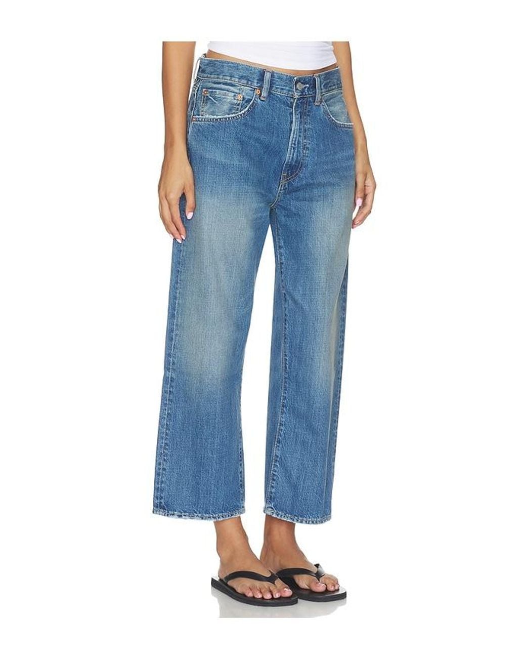 Denimist Blue Haisley Slouch Boyfriend Jean