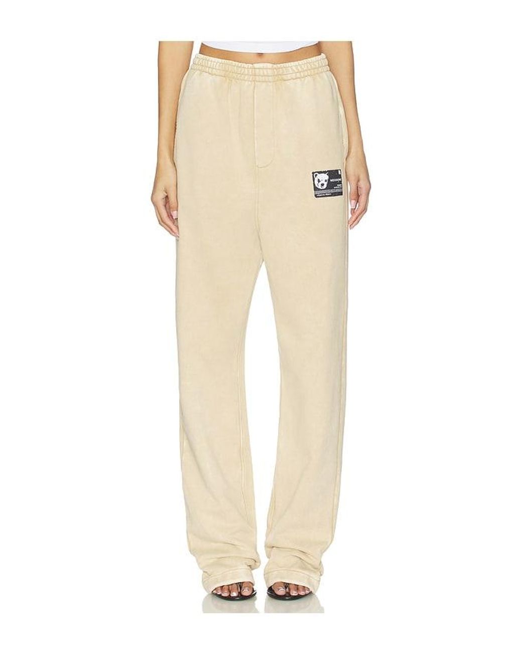 we11done Natural Teddy Id Jersey Pant