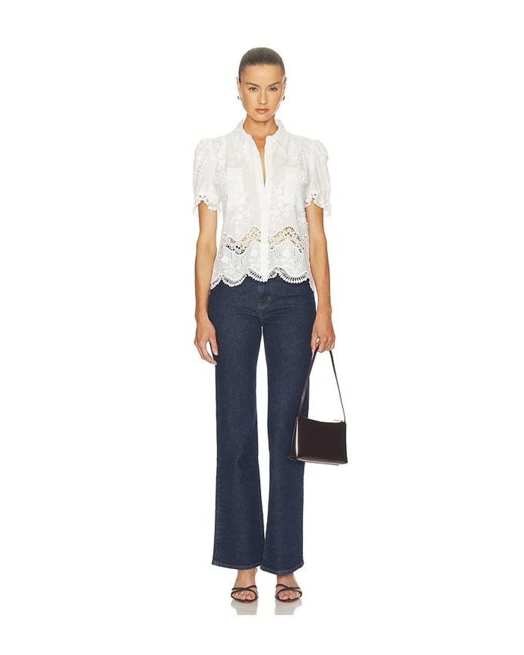 Generation Love White Mina 3d Voile Shirt