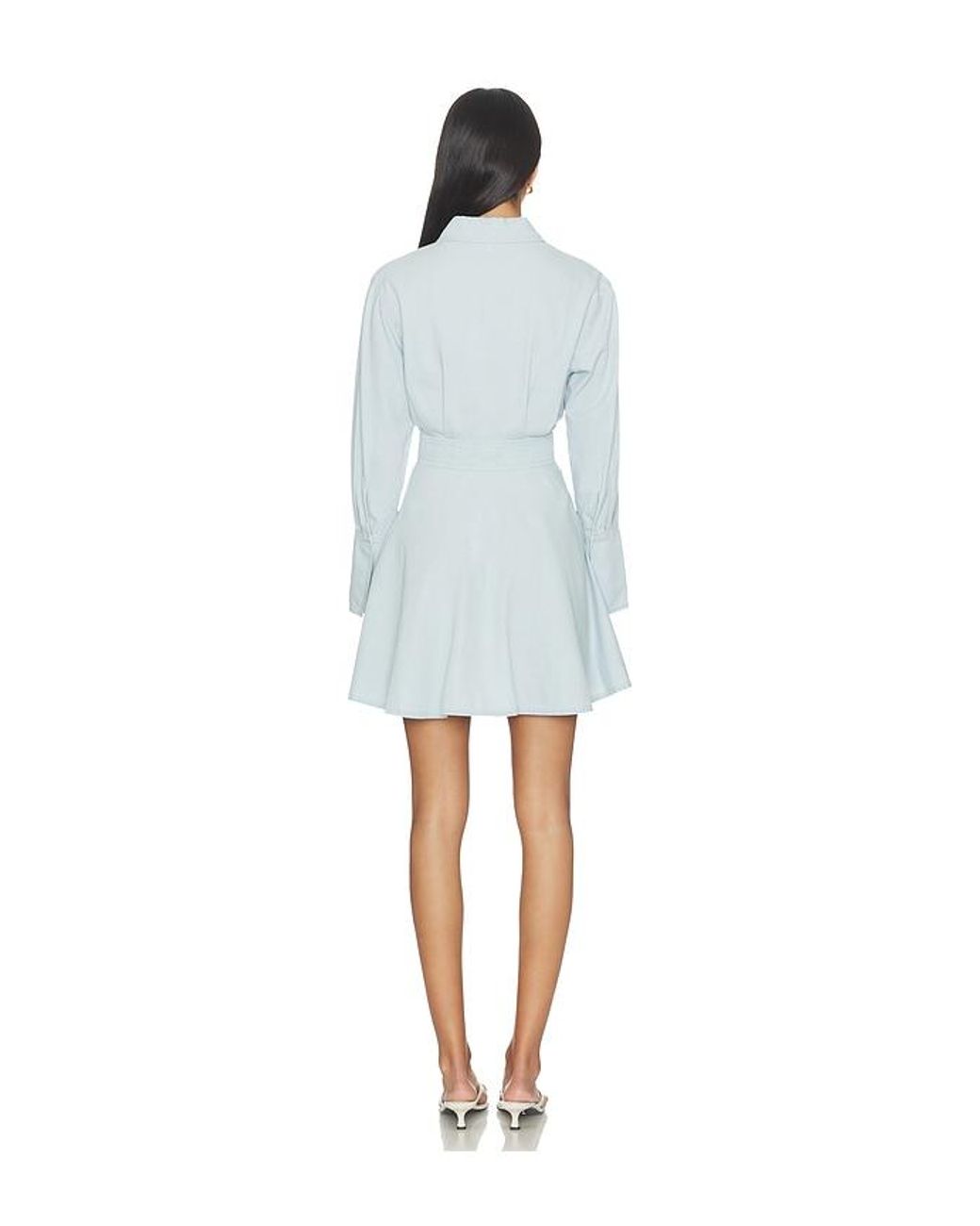 PAIGE Blue Sandrine Dress