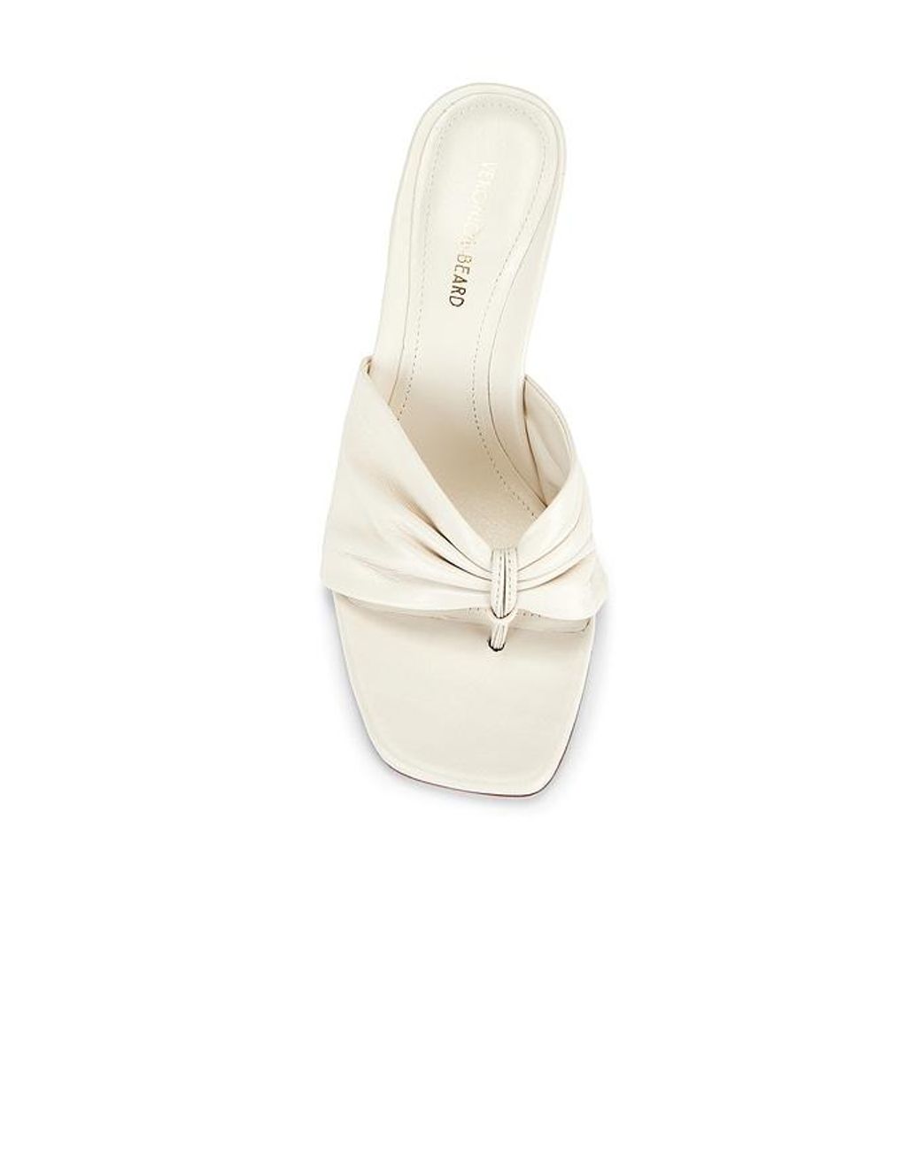 Veronica Beard White Tullia Wedge Sandal