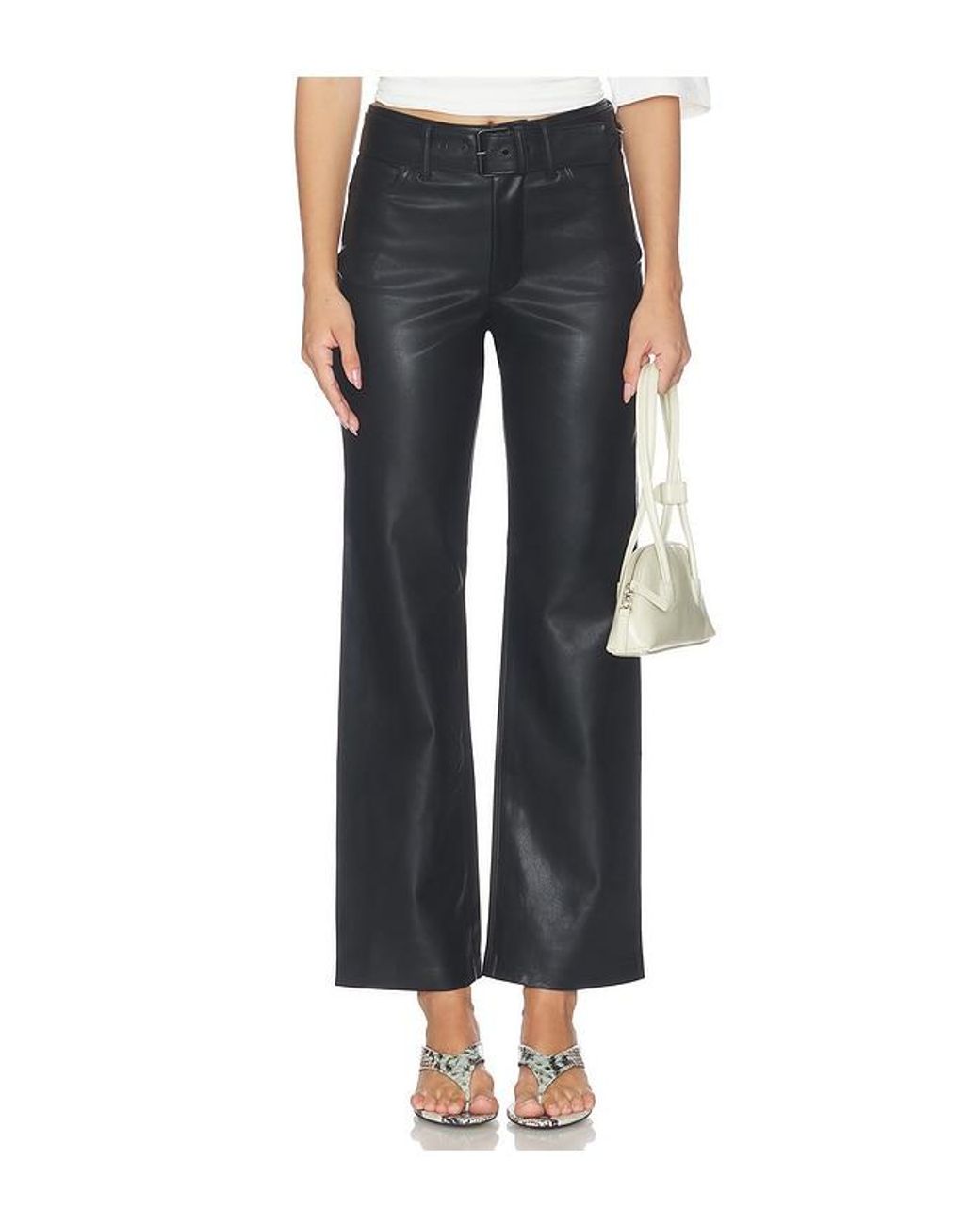 Blank NYC Blue Faux Leather Pants