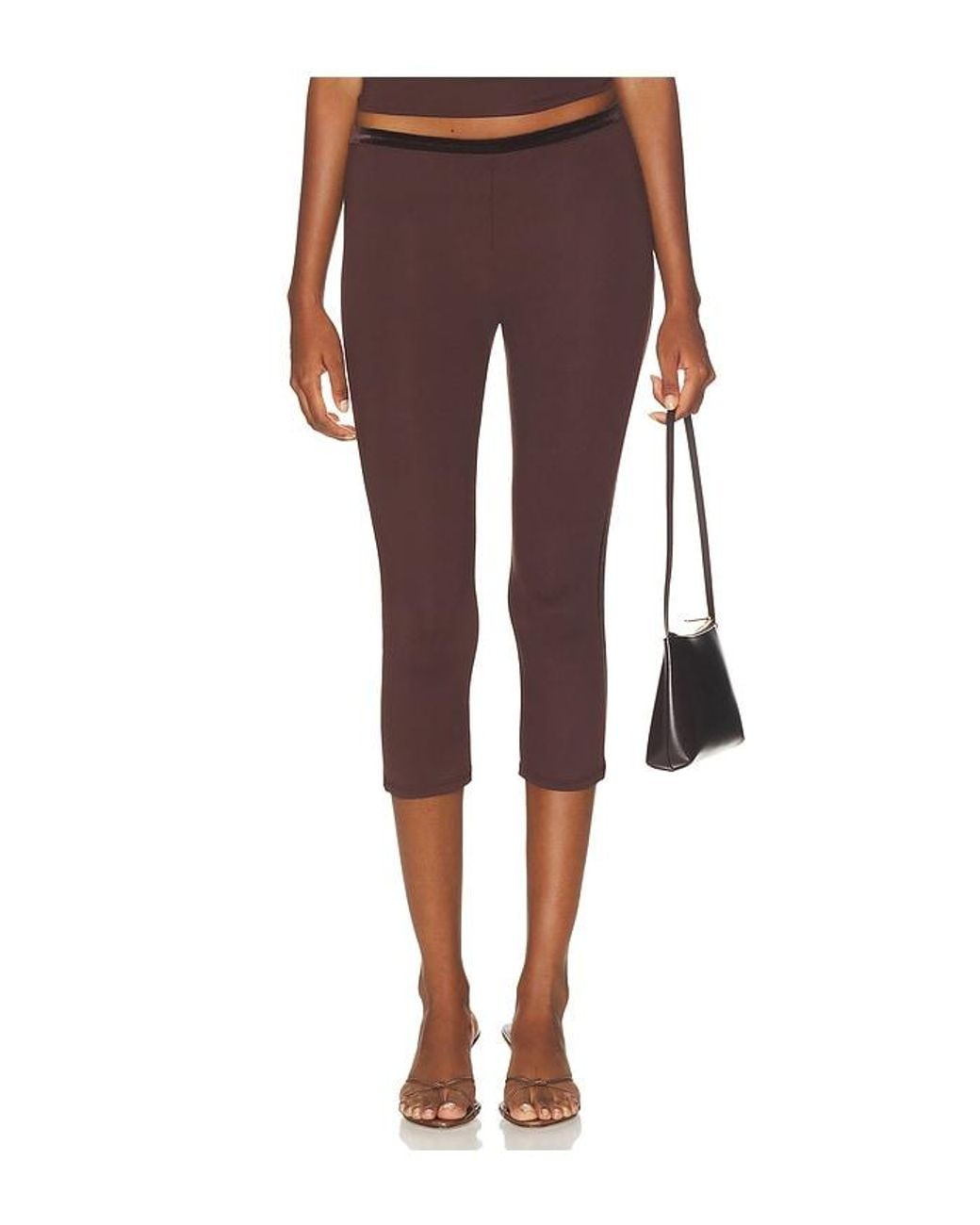 Only Hearts Brown Right Bank Capri Pant