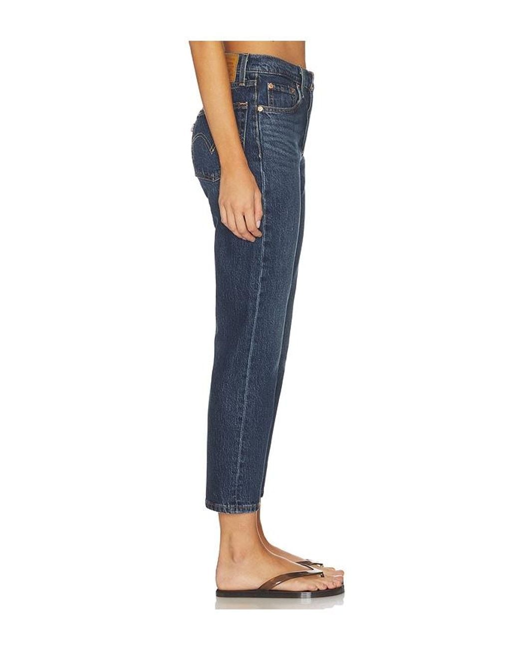 Levi's Blue 501 Crop Straight
