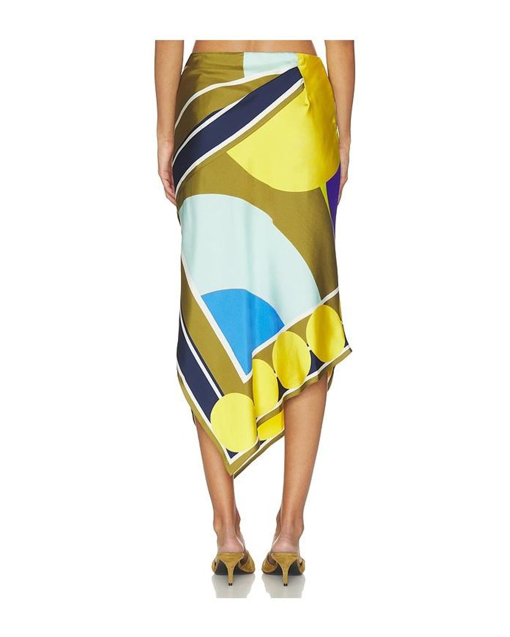 Amir Taghi Yellow Pilar Skirt