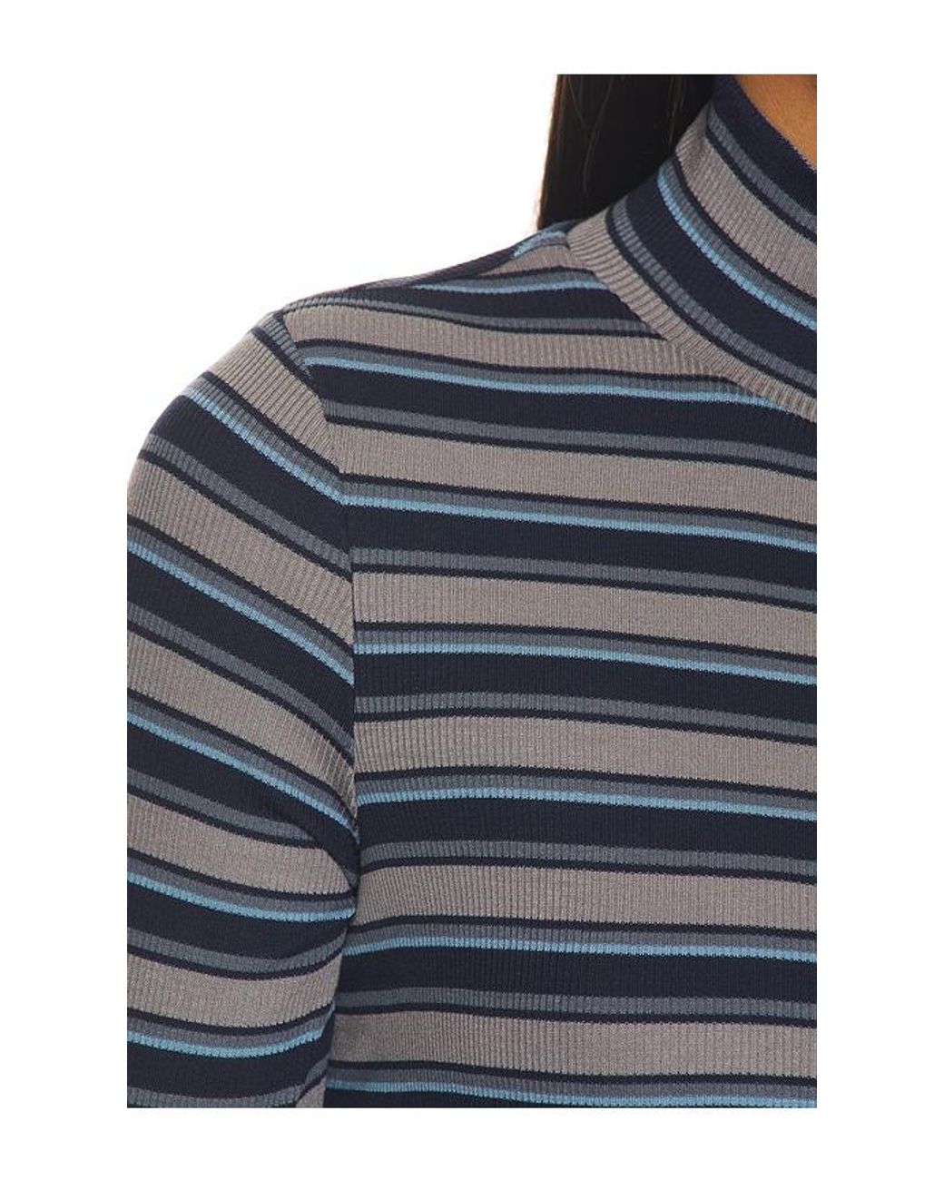 AFRM Blue Navarro Zip Up Top