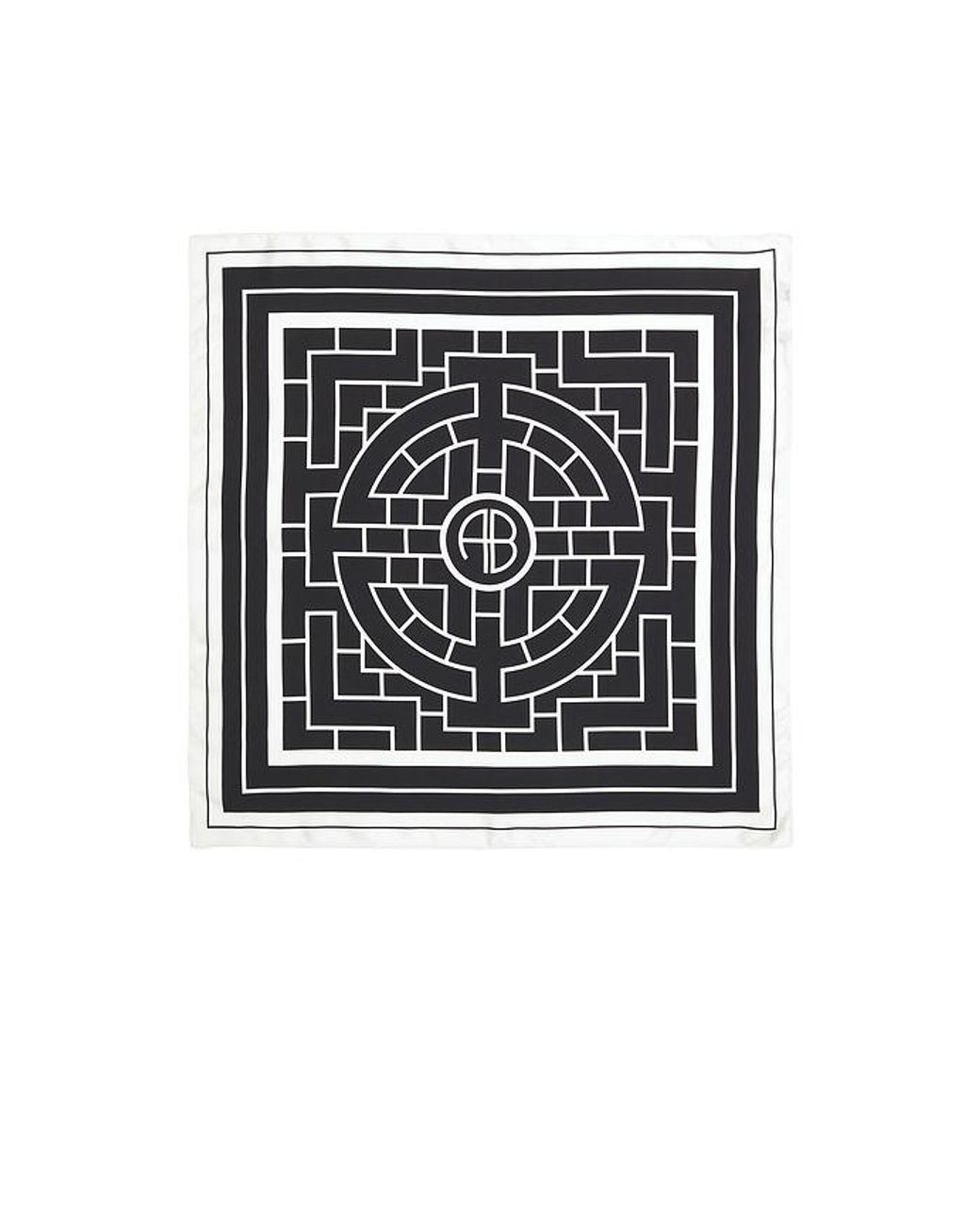 Anine Bing Black York Scarf