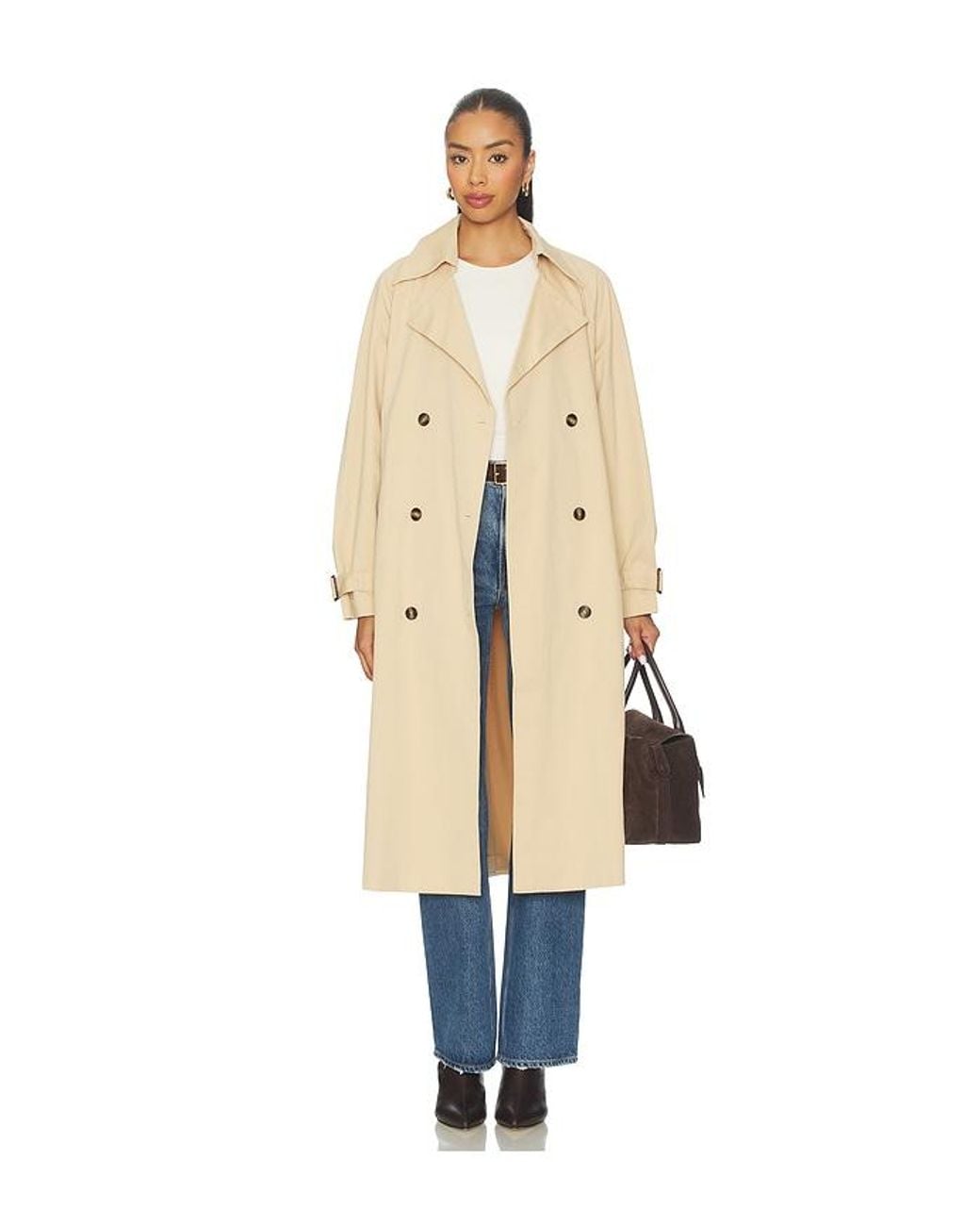 ALL THE WAYS Natural Kendall Trench Coat