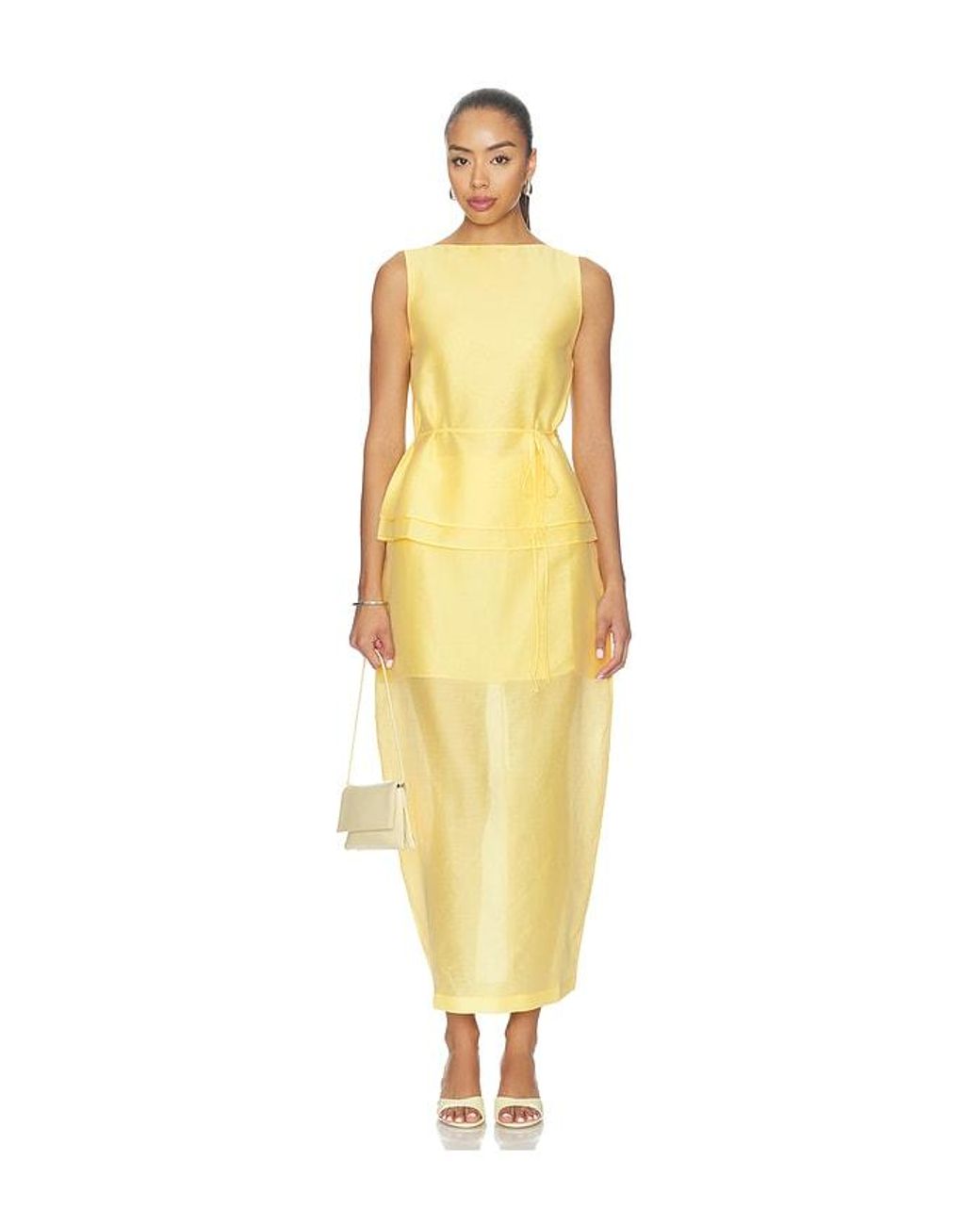 L'academie Yellow 'Academie Perla Skirt