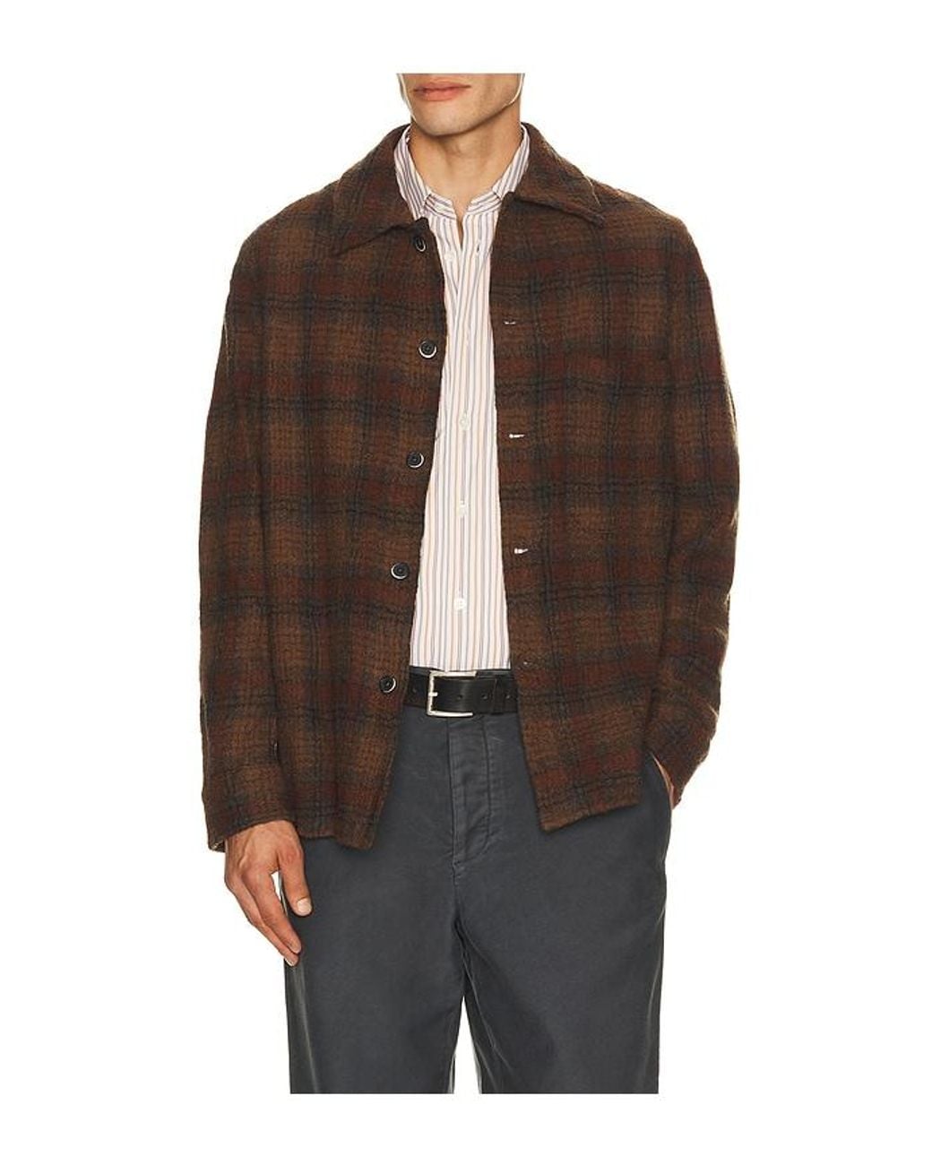 Barena Brown Overshirt for men