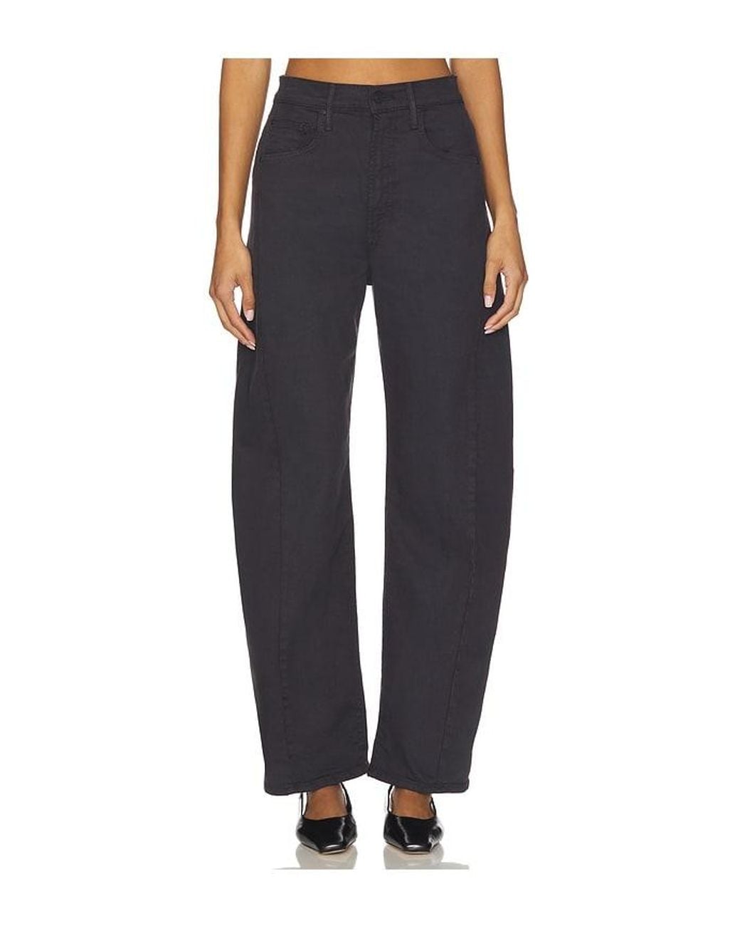 Mother Blue The Half Pipe Flood Jeans