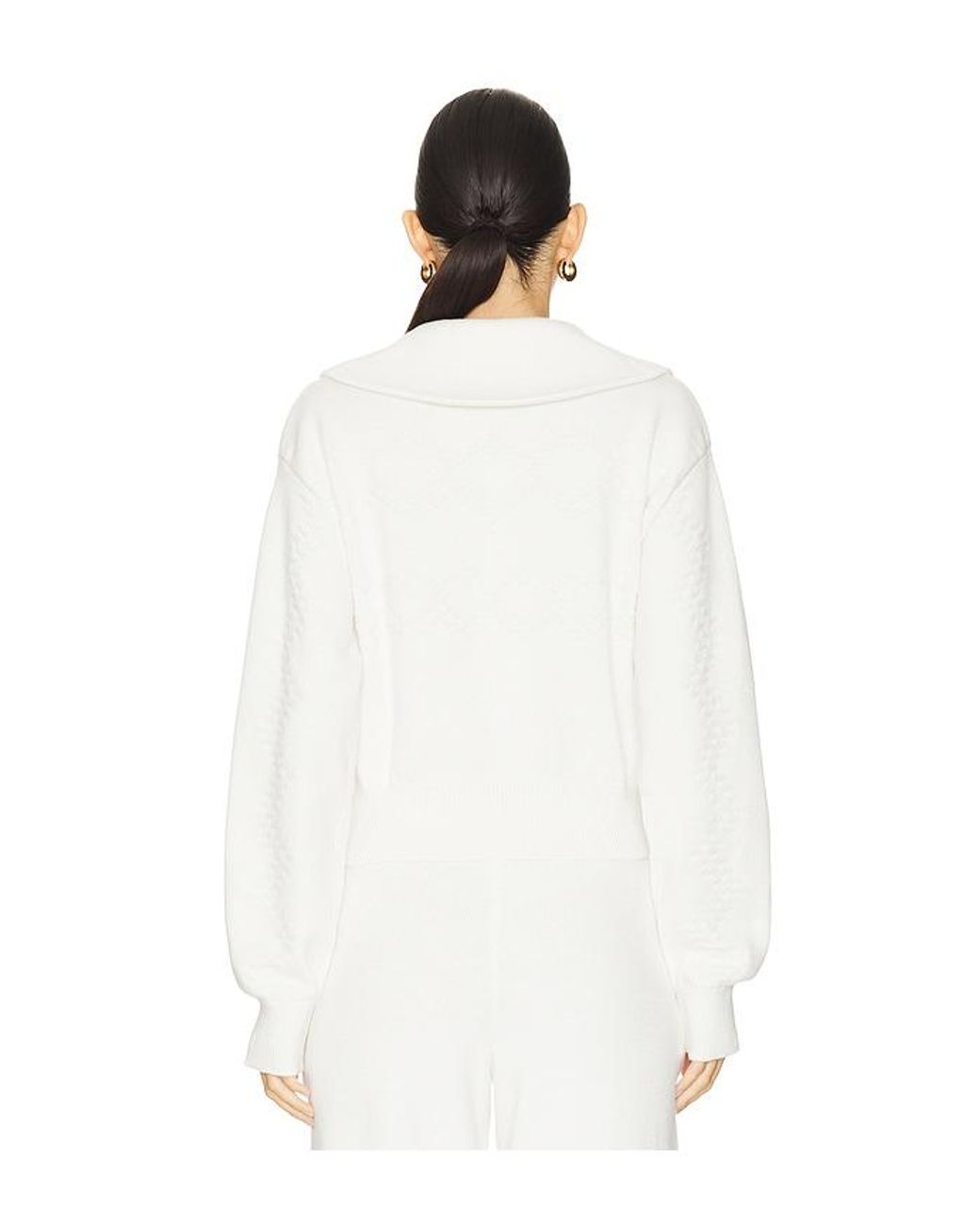 Tularosa White Rey Sweater