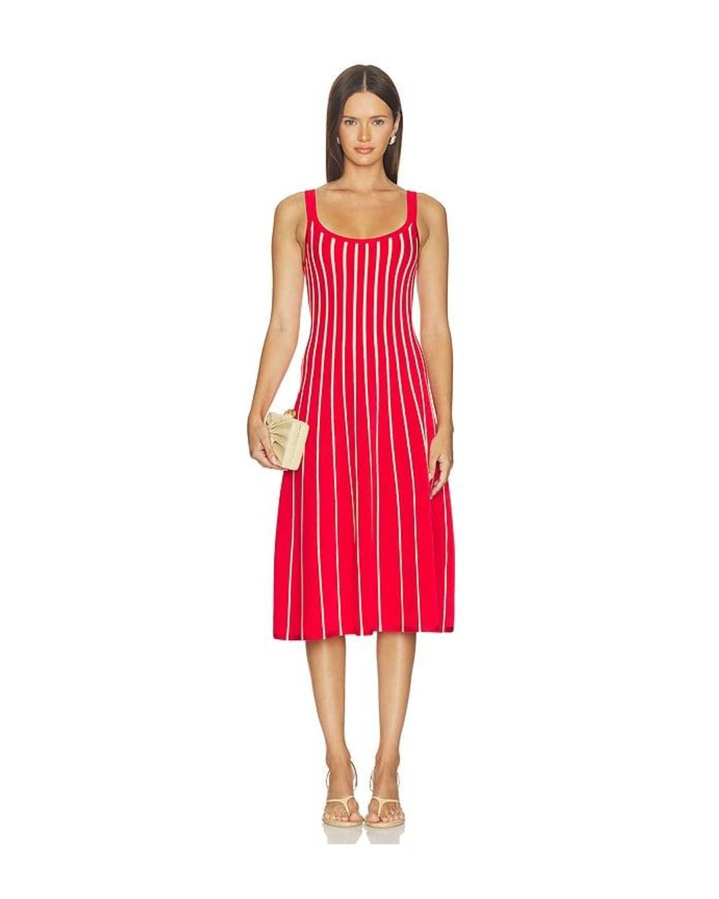 Astr Red Irecia Sweater Dress