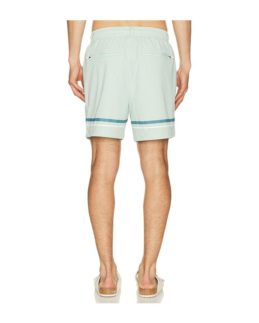 Malbon Blue Scooter Playa Swim Short for men