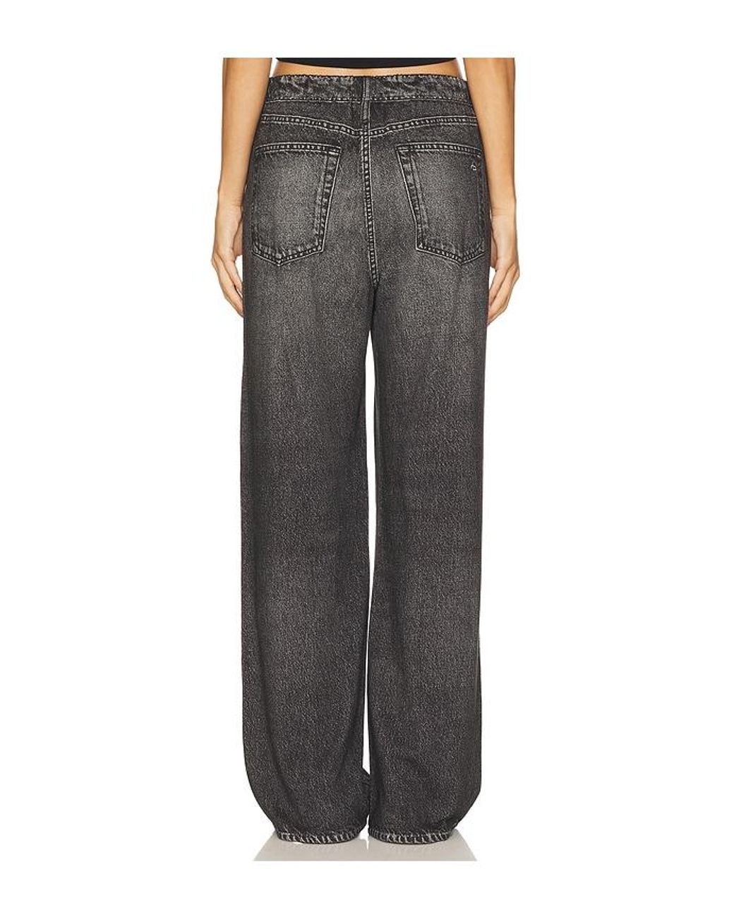 Rag & Bone Black Weite Jogginghose