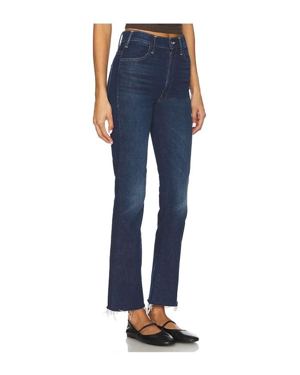 Mother Blue The Hustler Flood Jeans