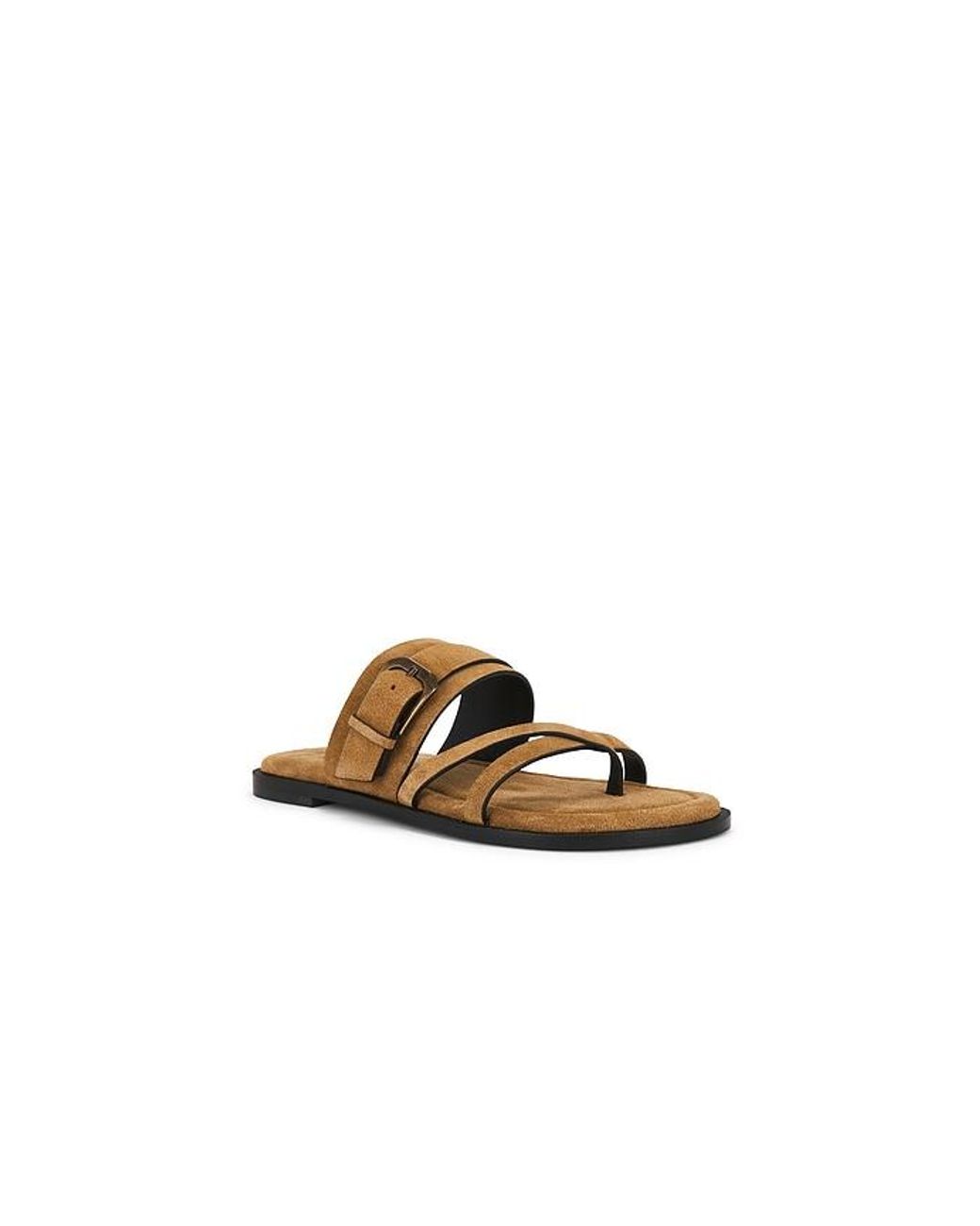 Free People Metallic Belted Cross Strap Sandal