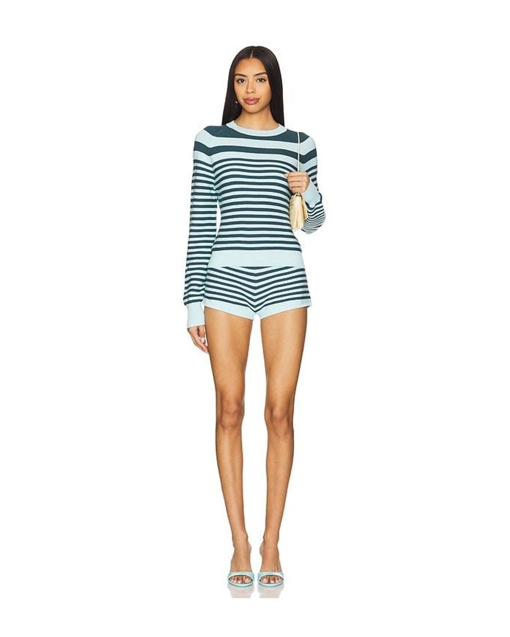 PULL MANNY en Blue Solid & Striped