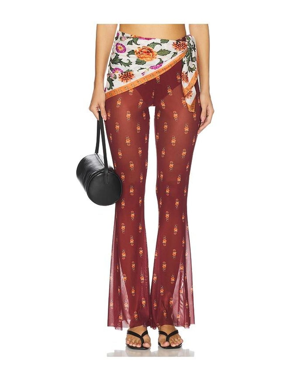 Agua Bendita Red X Revolve Monike + Lexi Pants And Bandana