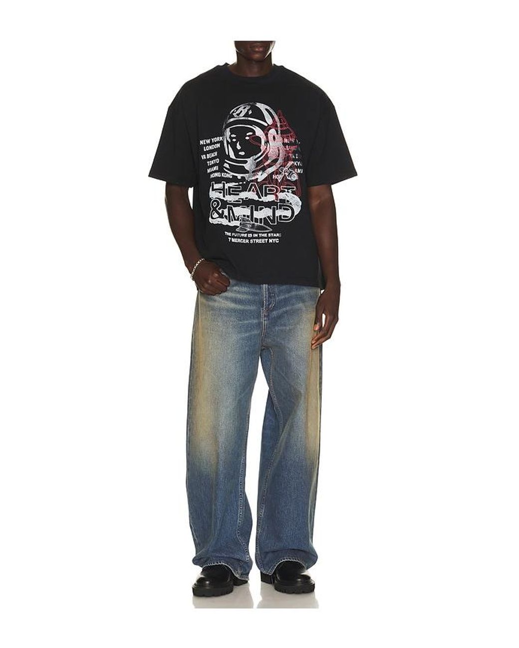 BBCICECREAM Black Call Now Tee for men