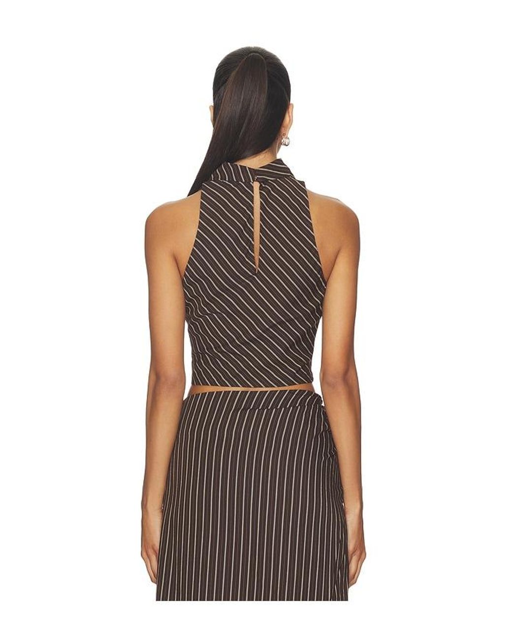A.L.C. Brown Lillian Top