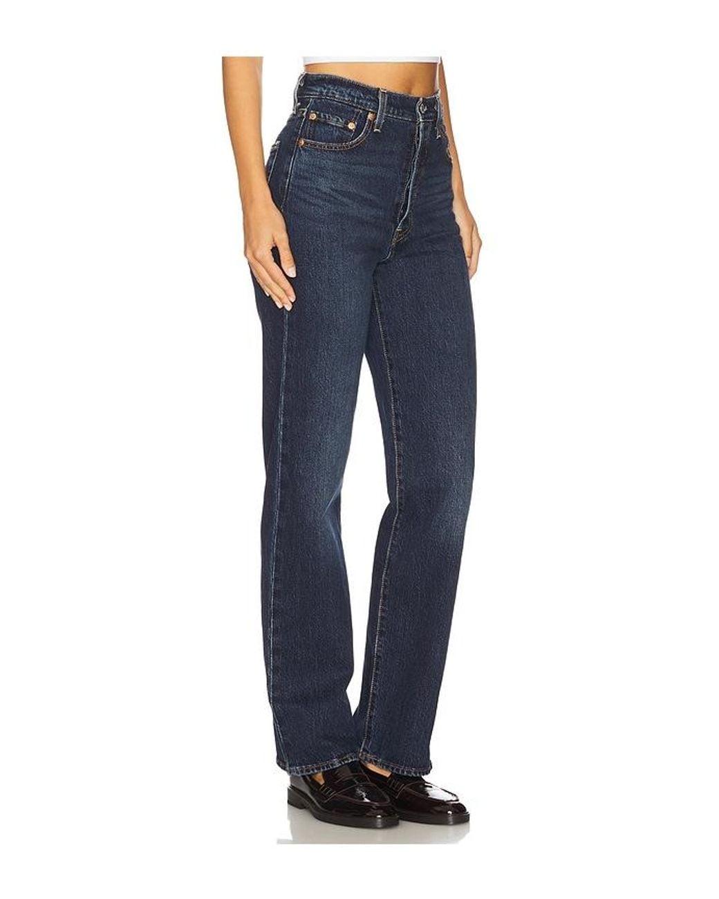 Levi's Blue Ribcage Full Length Jeans