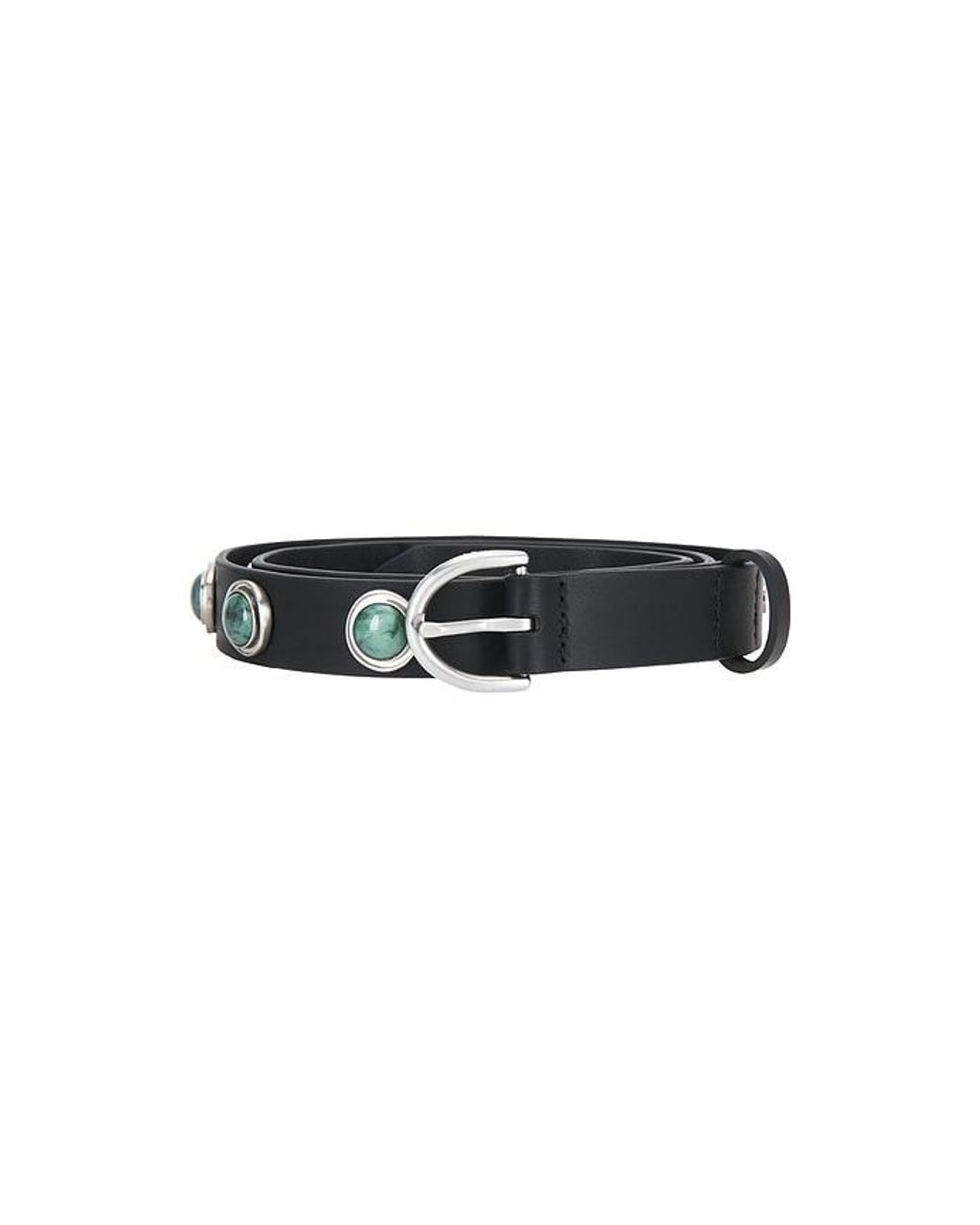 Rag & Bone Black Celia Stud Belt
