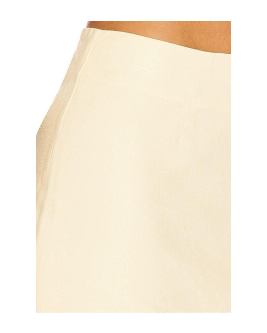 ALL THE WAYS White Jennie Mini Skirt