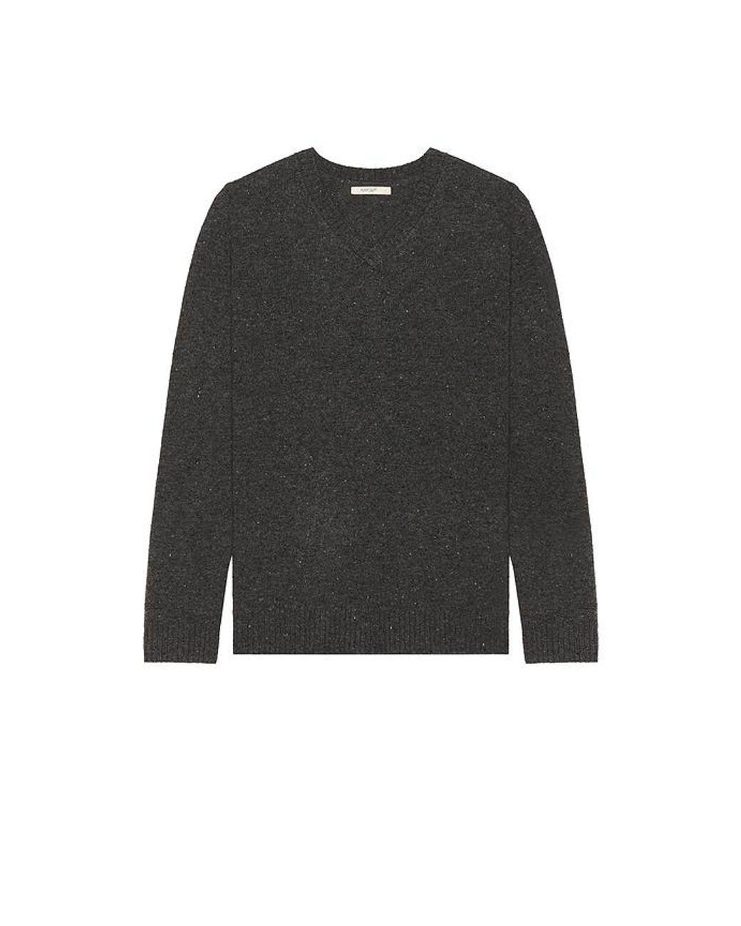 Marine Layer Black Donegal V Neck Sweater for men