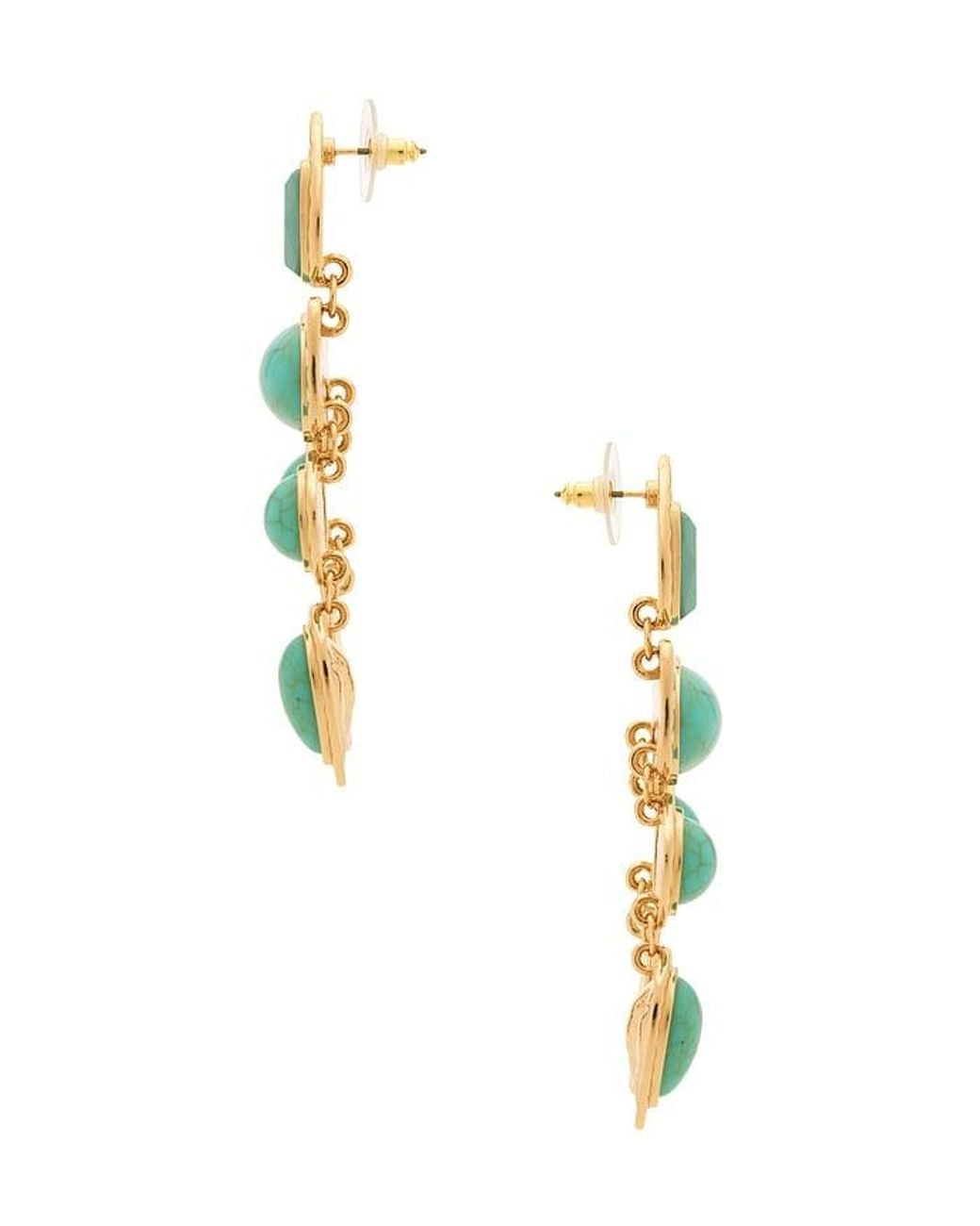 petit moments Blue Multi Stone Earrings