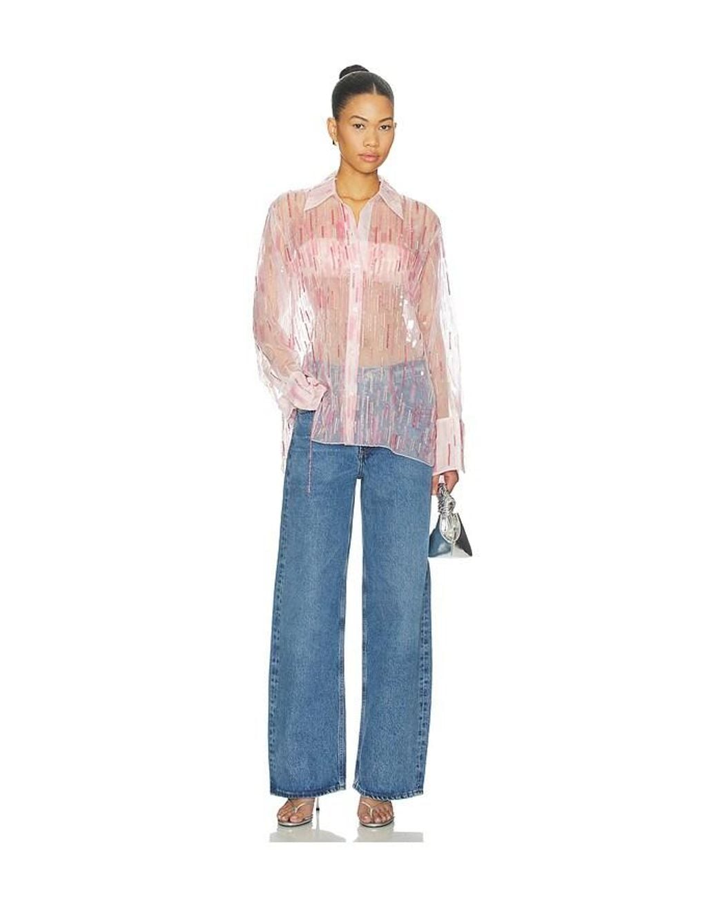 MAY MASHIAH Blue Emilia Shirt