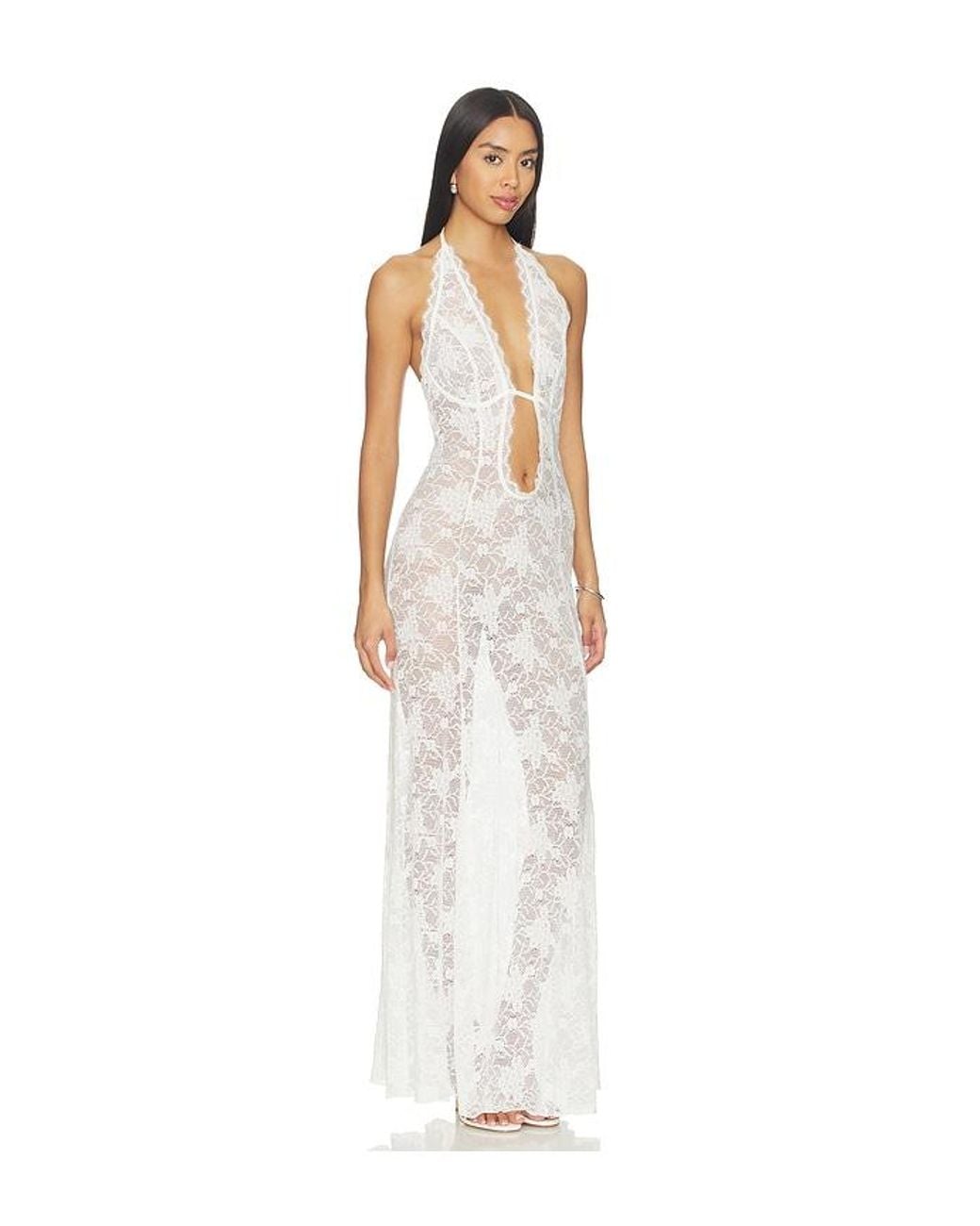 superdown White Meelinah Maxi Dress