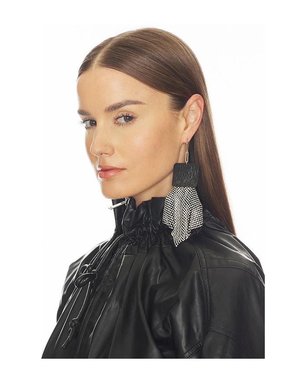Isabel Marant Black Ava Long Earrings