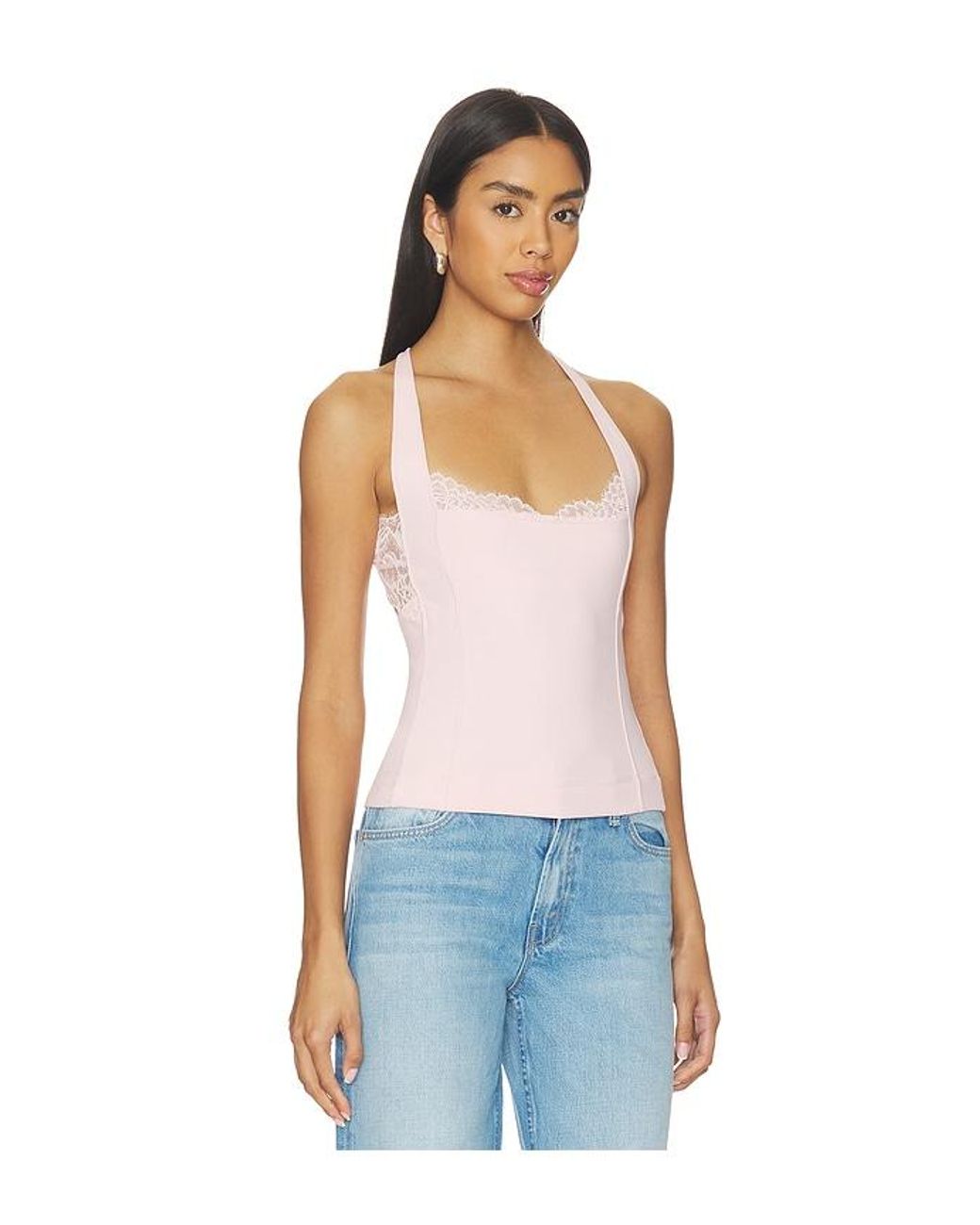 Free People Blue Looking Good Cami