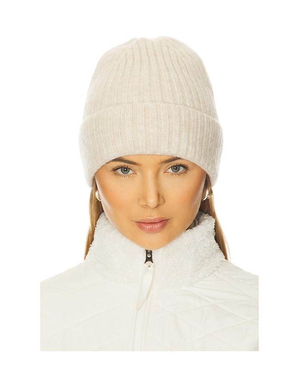 Hat Attack White Key Beanie