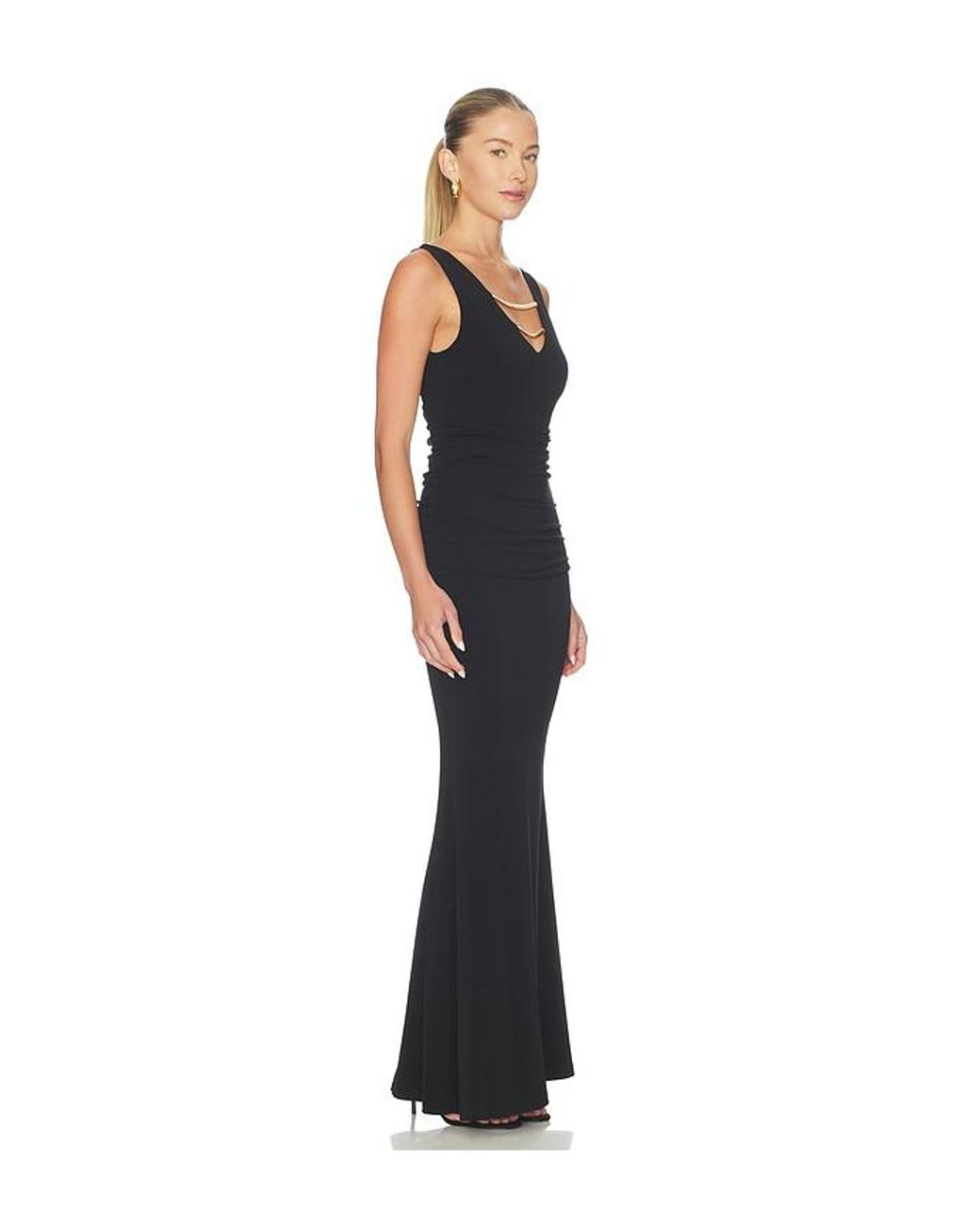 Hervé Léger Black The Paulina Gown