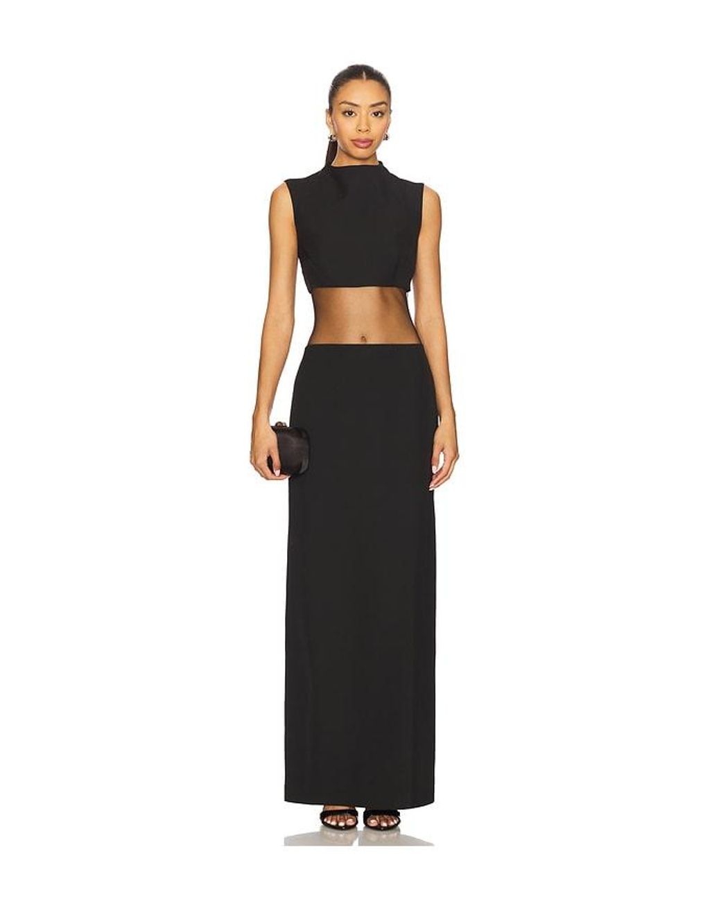 Lovers + Friends Black Abendkleid Wright