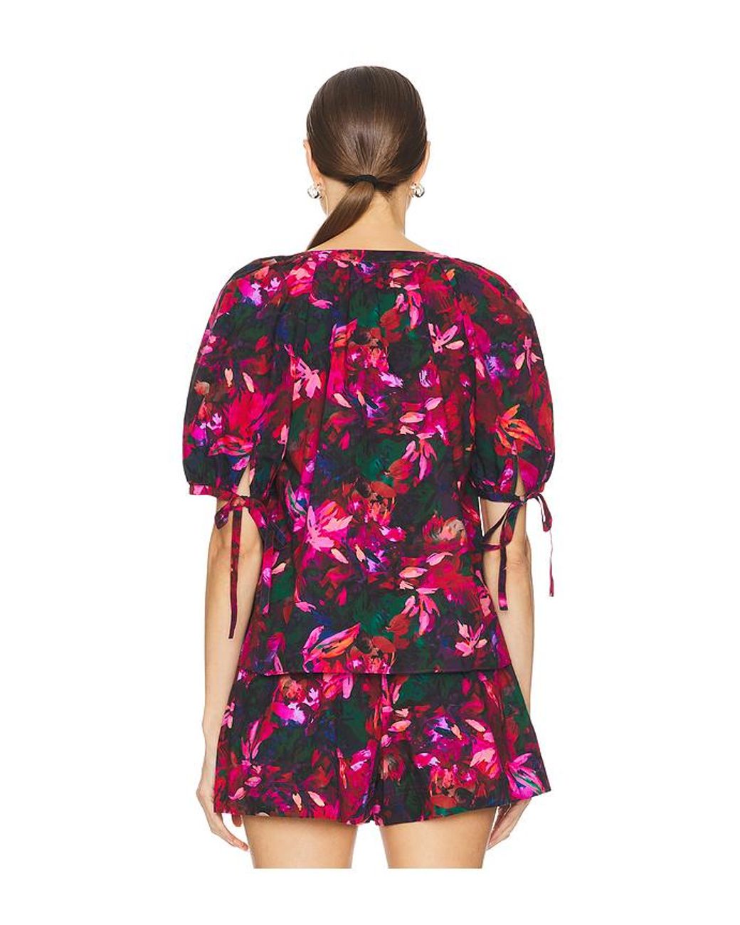 Ulla Johnson Red Vienne Blouse