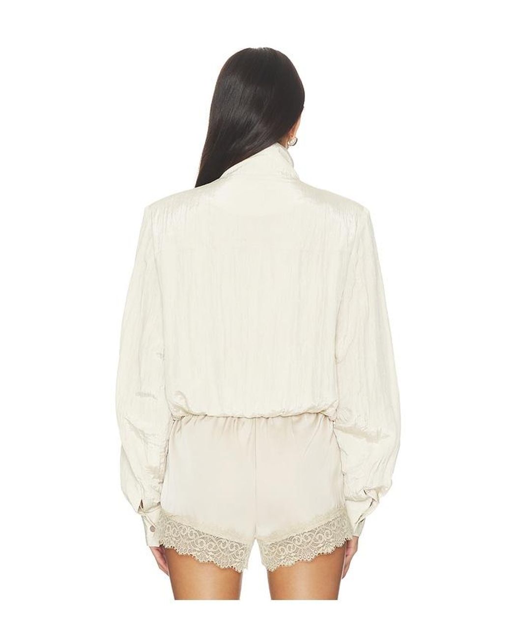 Lovers + Friends Natural Logan Jacket