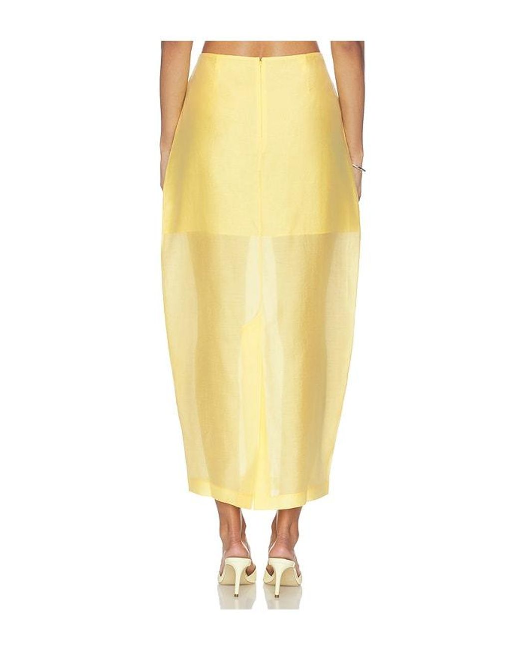 L'academie Yellow 'Academie Perla Skirt