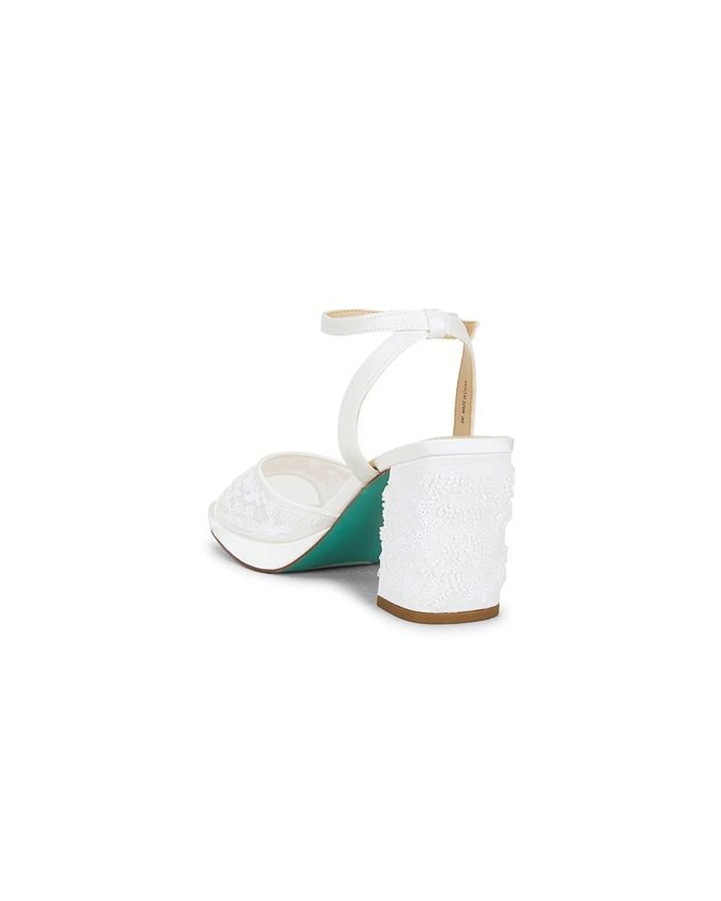 Steve Madden White X Betsey Johnson Junie Pump