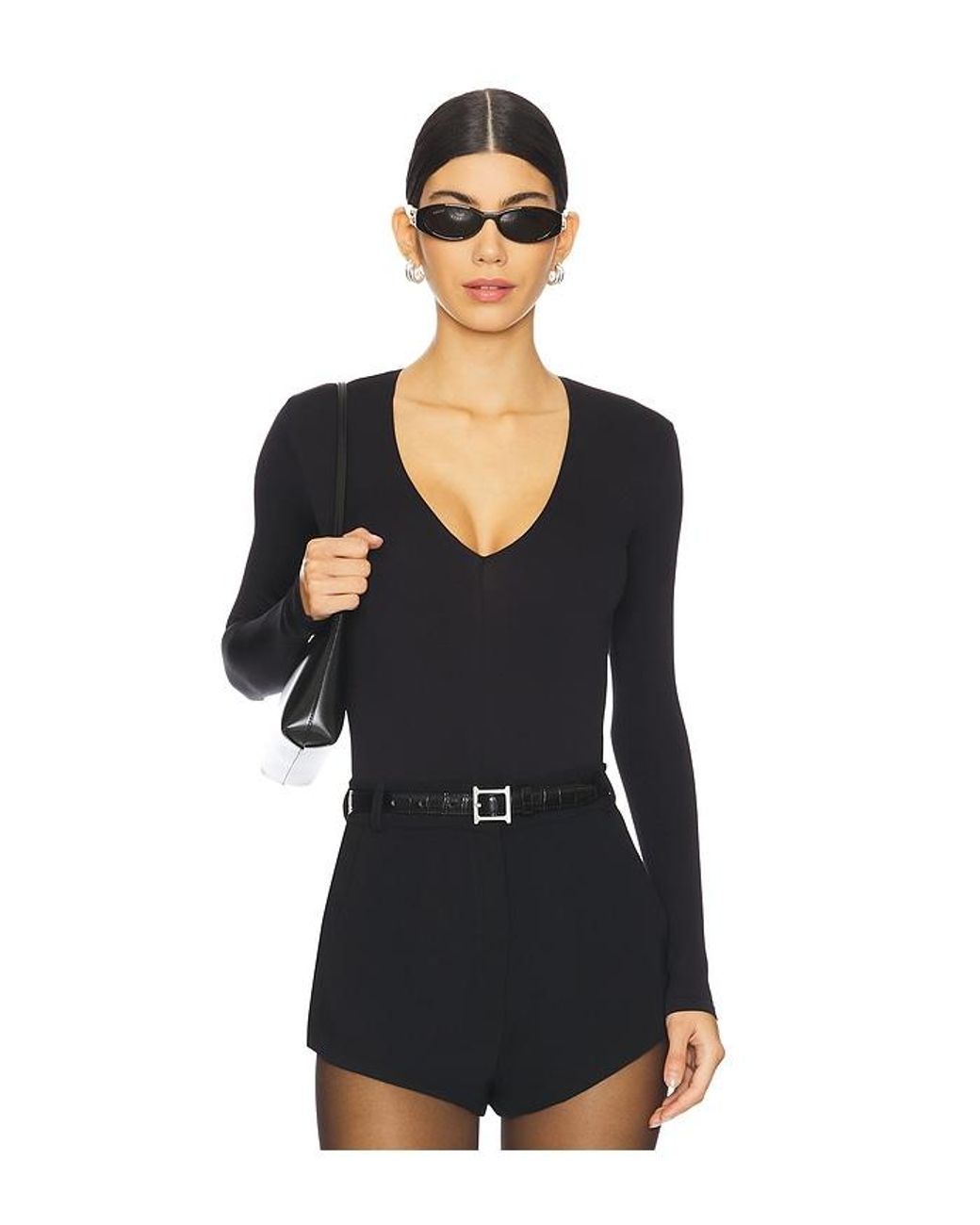 BODY PRIMA BALLET DEEP V en Black. Commando