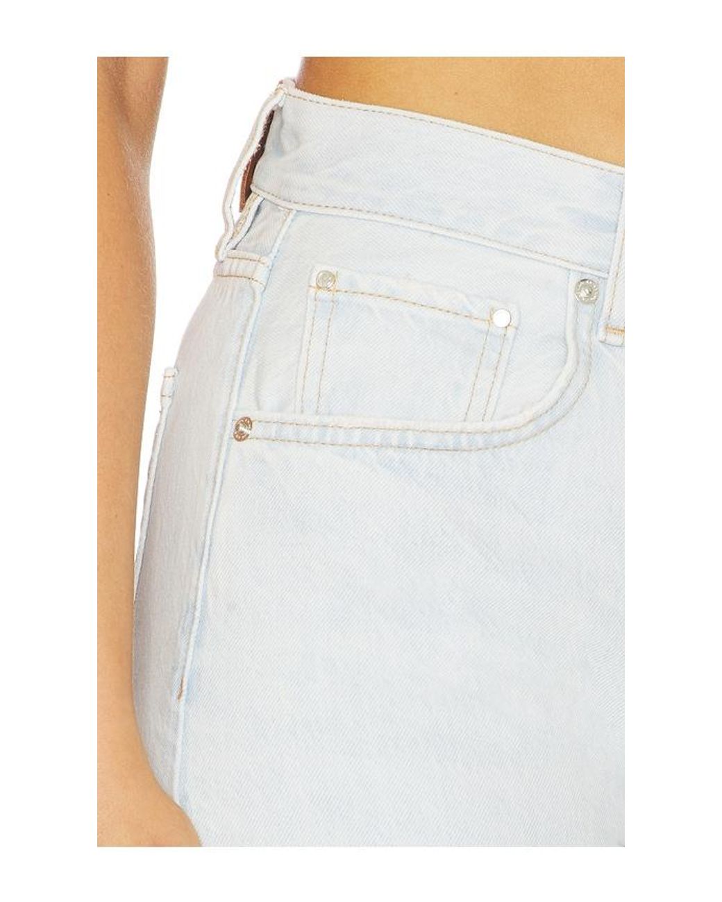 Anine Bing White Lewis Jeans